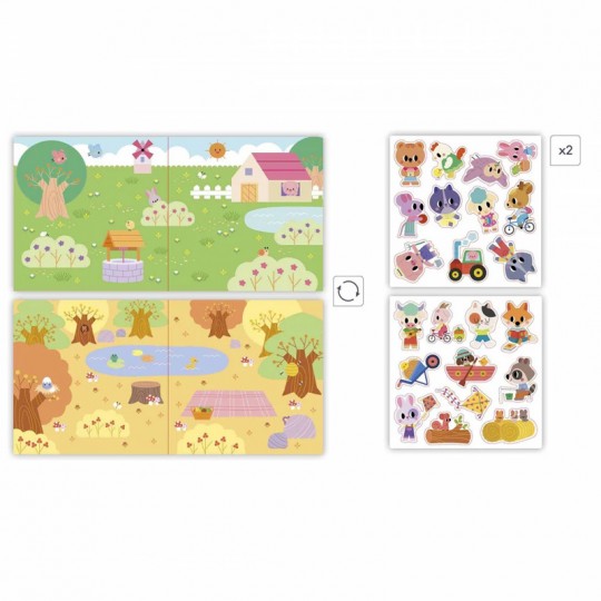 Stickers épais repositionnables 2 ans My Arts & Crafts - Janod Janod - 5