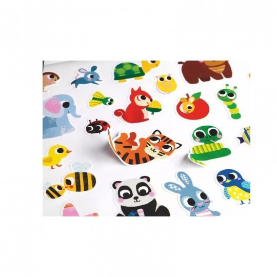 Grosses Gommettes des petits - Bébés animaux Djeco - 3