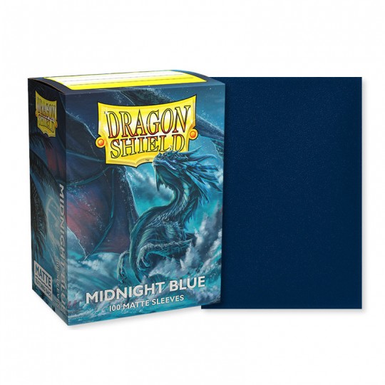 100 Dragon Shield Matte : Midnight Blue Dragon Shield - 2