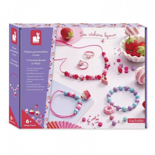 5 Bijoux Gourmandises à créer Les Ateliers Bijoux - Janod Janod - 1