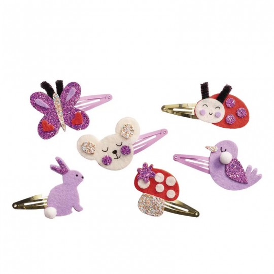 6 Barrettes à créer Flower Garden Les Premiers Ateliers Bijoux - Janod Janod - 1