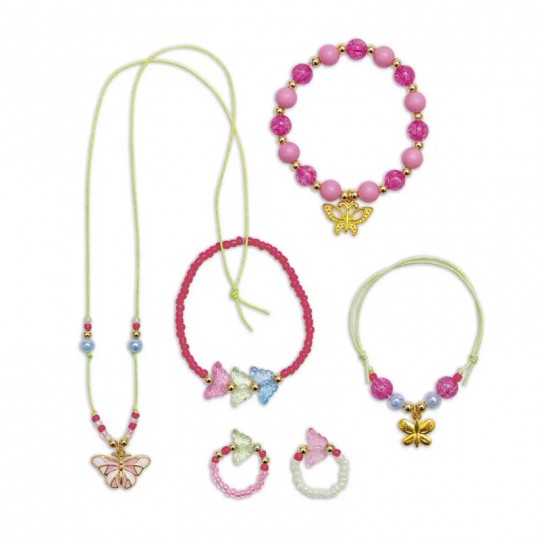 6 Bijoux Papillons à créer Magic Fairies - Janod Janod - 1