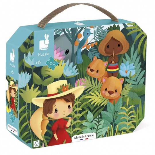 Puzzle 100 pcs Inspiré de Rousseau - Janod Janod - 1