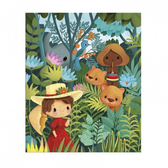 Puzzle 100 pcs Inspiré de Rousseau - Janod Janod - 2