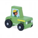 Tracteur vert Cross Roads - Janod Janod - 1 Tracteur vert Cross Roads - Janod Janod - 1