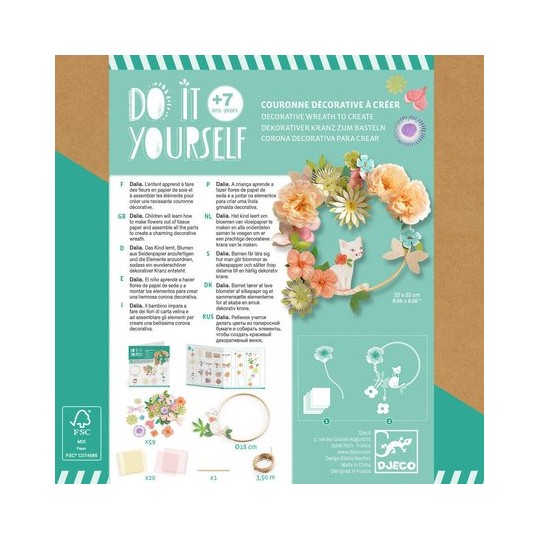 Couronne décorative à créer Dalia DIY - Djeco Djeco - 7