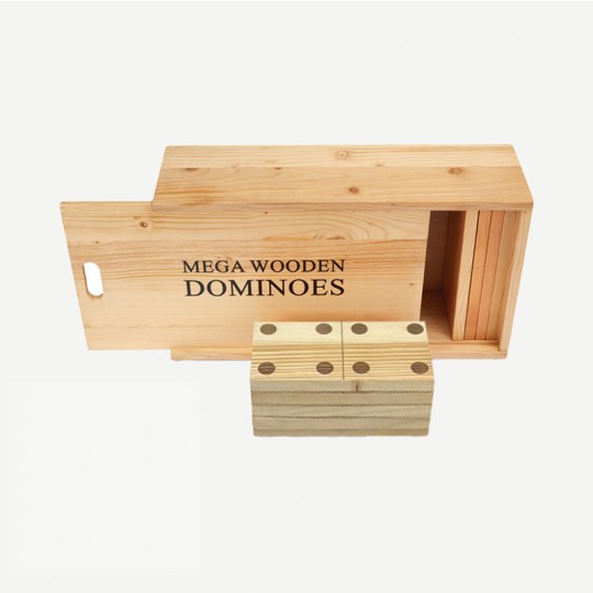 Dominos Géants 25cm - Caisse en bois Uber Games - 3