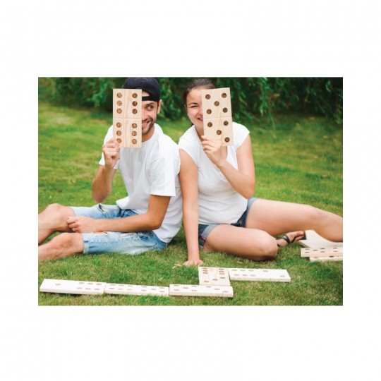 Dominos Géants 25cm - Caisse en bois Uber Games - 2