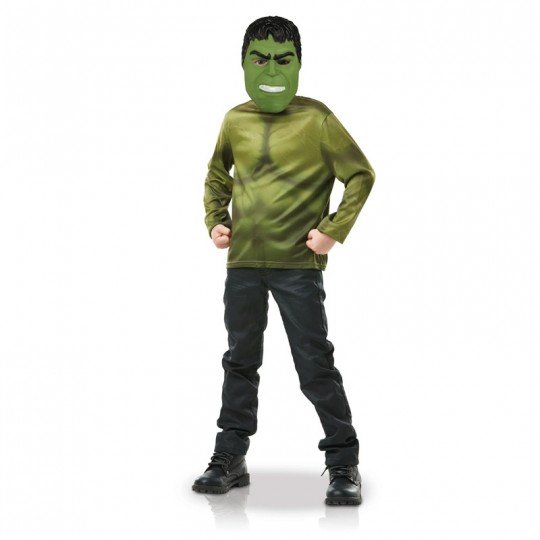 Déguisement Top classique Hulk + masque 5-8 ans - Rubies Rubies - 1