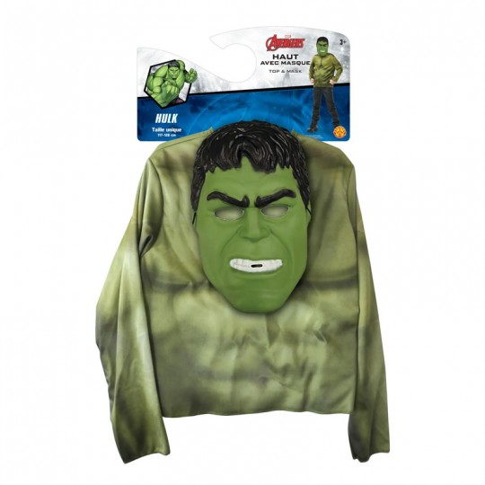 Déguisement Top classique Hulk + masque 5-8 ans - Rubies Rubies - 2
