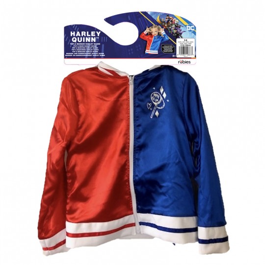 Déguisement Veste Harley Quinn 5-8 ans - Rubies Rubies - 2