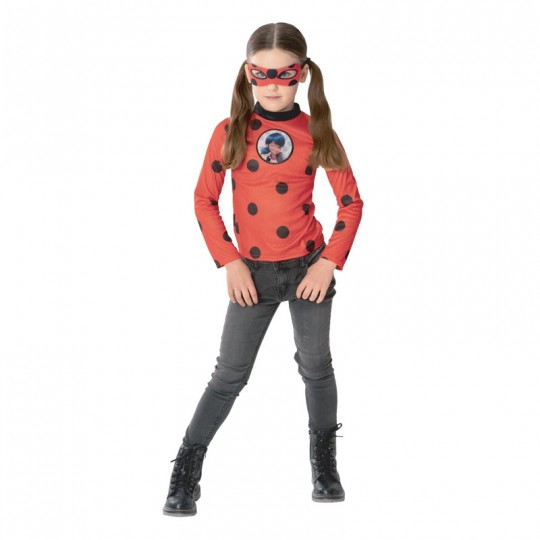 Déguisement Top Miraculous Ladybug + loup 5-8 ans - Rubies Rubies - 1