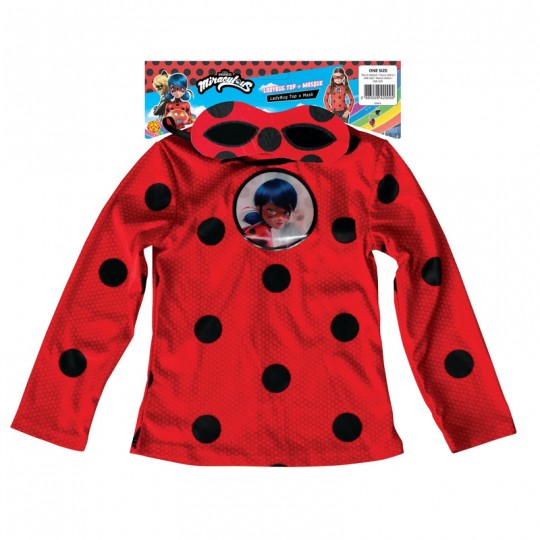 Déguisement Top Miraculous Ladybug + loup 5-8 ans - Rubies Rubies - 2