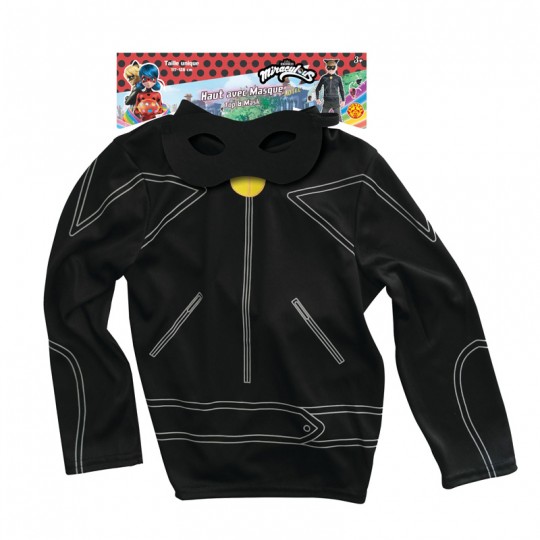 Déguisement Top Miraculous Chat Noir + loup 5-8 ans - Rubies Rubies - 2