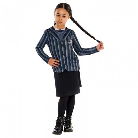 Déguisement Top et accessoire Mercredi 9-13 ans - Rubies Rubies - 1