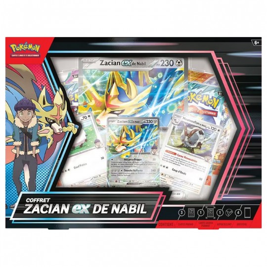 Pokémon : Coffret Zacian EX de Nabil EV09 Aventures Ensemble Pokémon - 1