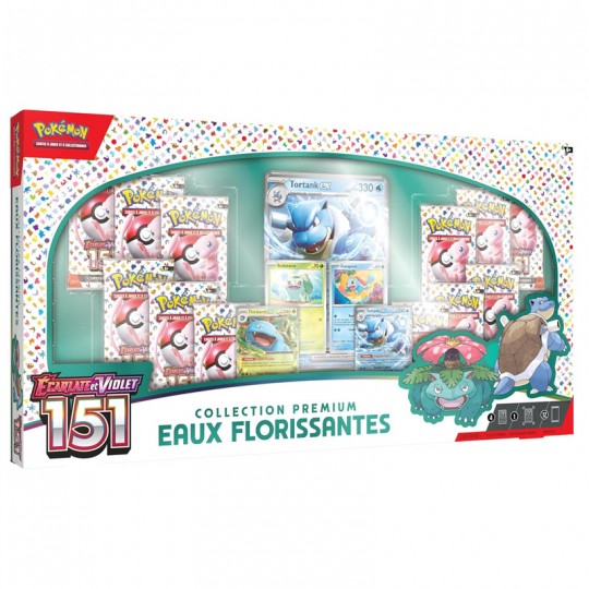 Pokémon : Coffret Collection Premium 151 Eaux Florissantes Pokémon - 1