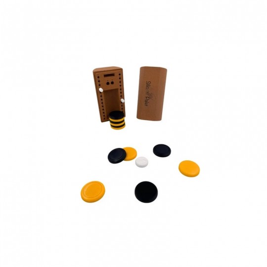 Silicon'Palet, Le jeu de palets en silicone (Jaune et Noir) Cadetel - 1