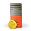 Silicon'Palet, Le jeu de palets en silicone Gris et Orange) - Cadetel Cadetel - 1 Silicon'Palet, Le jeu de palets en silicone Gris et Orange) - Cadetel Cadetel - 1