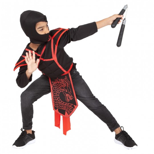 Top luxe et accessoires ninja 5-8 ans - Rubies Rubies - 1