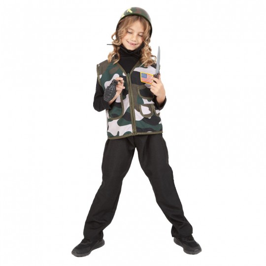 Top et accessoires Militaire 5-8 ans - Rubies Rubies - 1