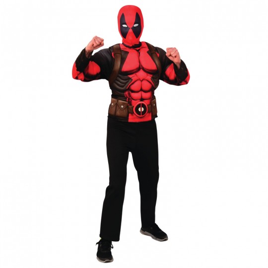 Top luxe + cagoule Deadpool adulte - Rubies Rubies - 1
