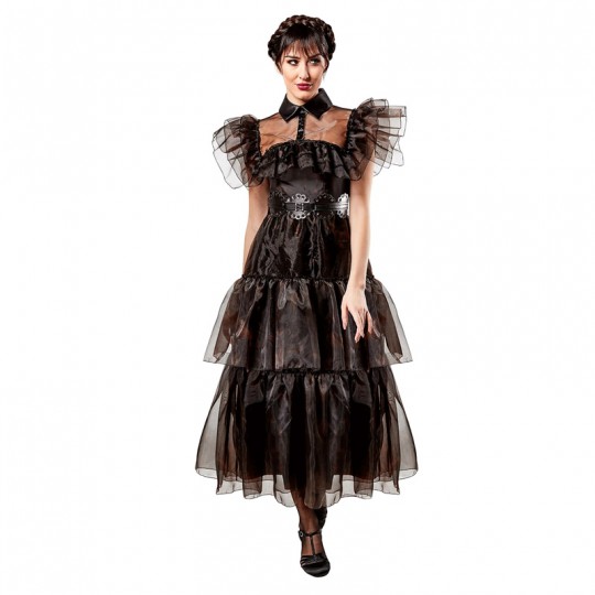 Robe de bal luxe adulte L Mercredi - Rubies Rubies - 1