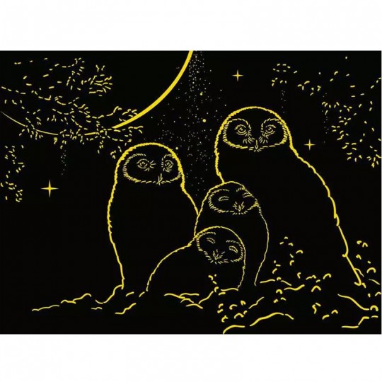 Puzzle Star Line 500 pcs : Chouettes au clair de lune Ravensburger - 3