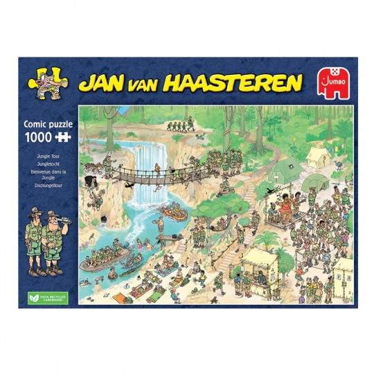Puzzle 1000 pcs Jan van Haasteren : Bienvenue dans la Jungle - Jumbo Jumbo Games - 1