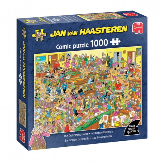 Puzzle 1000 pcs Jan van Haasteren : La maison de retraite - Jumbo Jumbo Games - 1