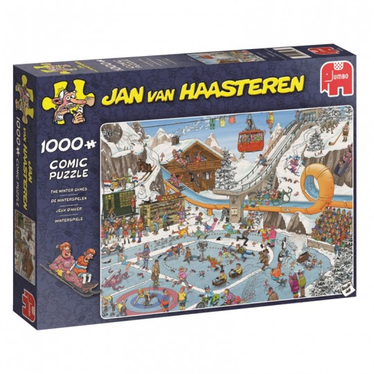 Puzzle 1000 pcs Jan van Haasteren : Jeux dhiver - Jumbo Jumbo Games - 1
