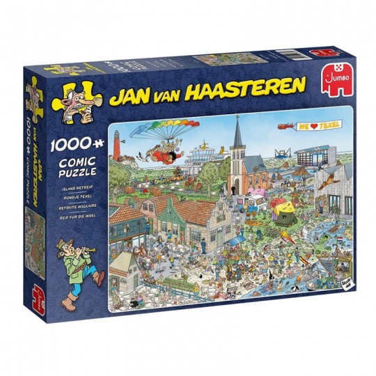 Puzzle 1000 pcs Jan van Haasteren : Retraite insulaire - Jumbo Jumbo Games - 1