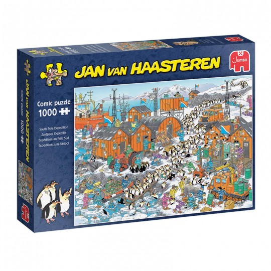 Puzzle 1000 pcs Jan van Haasteren : Expédition au Pôle Sud - Jumbo Jumbo Games - 1