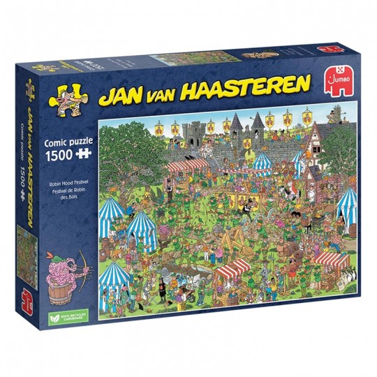 Puzzle 1500 pcs Jan van Haasteren : Festival de Robin des bois - Jumbo Jumbo Games - 1