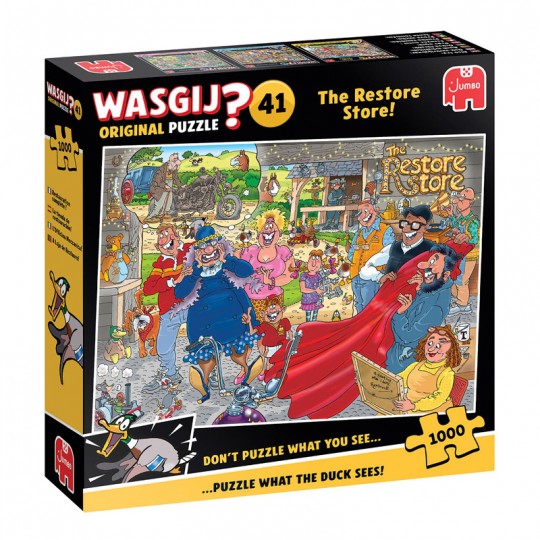Puzzle 1000 pcs Wasgij Original 41 : Restauration complète - Jumbo Jumbo Games - 1