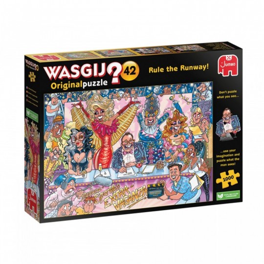 Puzzle 1000 pcs Wasgij Original 42 : Reines de beauté ! - Jumbo Jumbo Games - 1