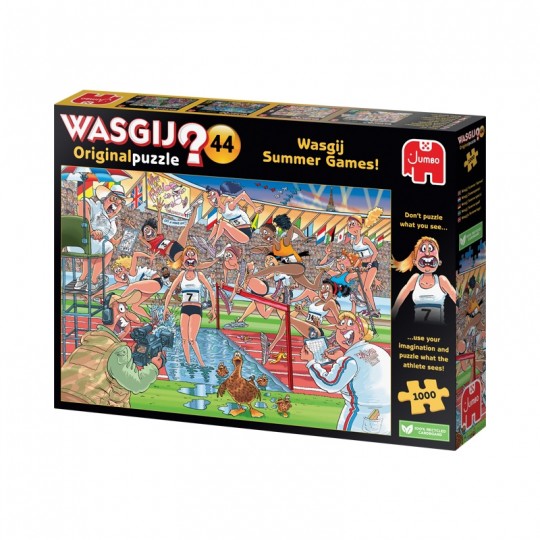 Puzzle 1000 pcs Wasgij Original 44 : Jeux d'été! - Jumbo Jumbo Games - 1