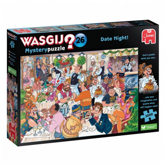 Puzzle 1000 pcs Wasgij Mystery 26 : Saint-Valentin ! - Jumbo Jumbo Games - 1