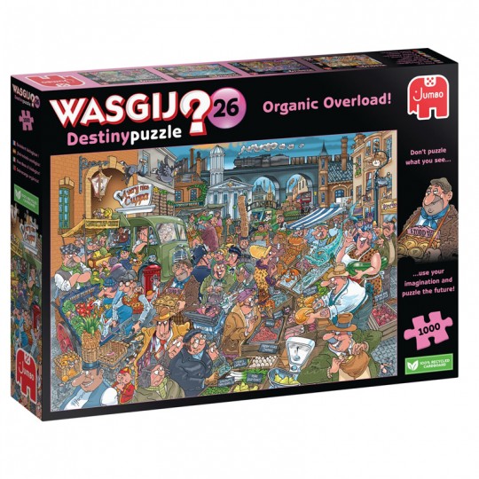 Puzzle 1000 pcs Wasgij Destiny 26 : Excédent biologique ! - Jumbo Jumbo Games - 1
