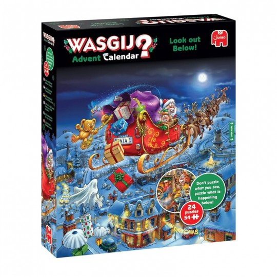 Puzzle 24 x 54 pcs Wasgij : Calendrier de l'avent - Jumbo Jumbo Games - 1