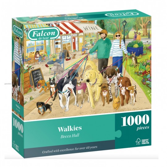 Puzzle 1000 pcs Falcon : Walkies - Jumbo Jumbo Games - 1