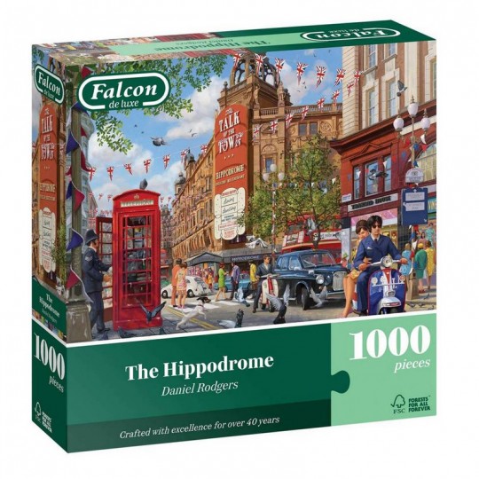 Puzzle 1000 pcs Falcon : The Hippodrome - Jumbo Jumbo Games - 1