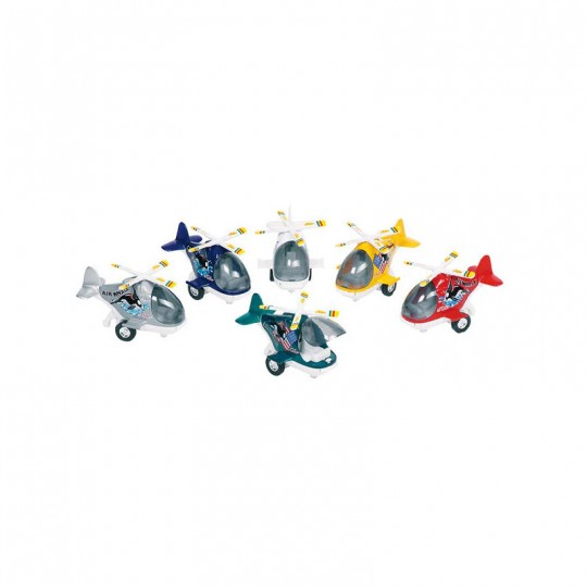 Hélicoptère avec son en métal à rétrofriction - Goki Goki - 1
