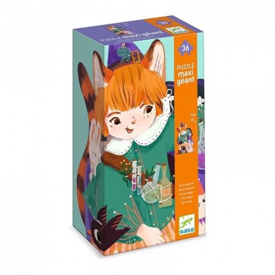 Puzzle Maxi Géant 36 pcs Pio le magicien - Djeco Djeco - 1