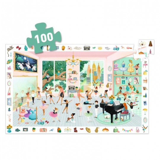 Puzzle Observation 100 pcs L'école de danse - Djeco Djeco - 2