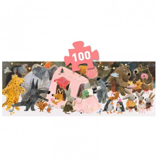 Puzzle Gallery 100 pcs The park - Djeco Djeco - 2