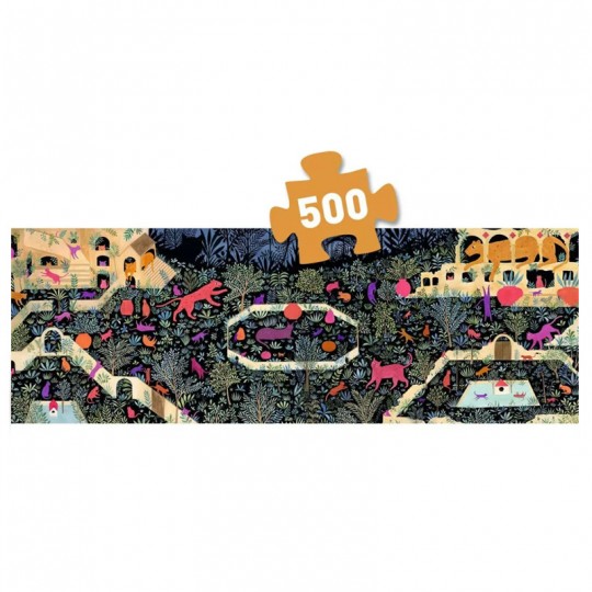 Puzz Gallery 500 pcs - The kingdom of cats Djeco - 1