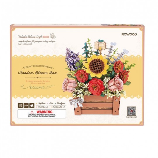 Wooden Bloom Box - Puzzle 3D en bois ROWOOD RoWood - 1