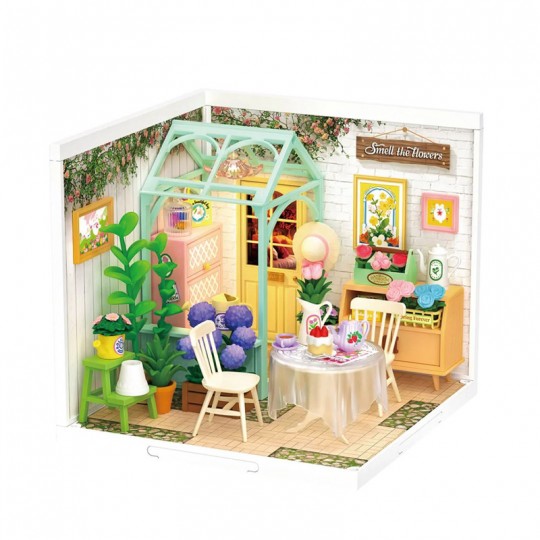 Super Creator : Blooming Tea Garden - Maison Miniature Plastique Rolife Rolife - 1