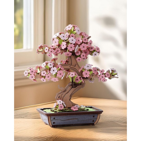 3D Puzzle Creation Set Sakura Bonsai - Rolife Rolife - 2